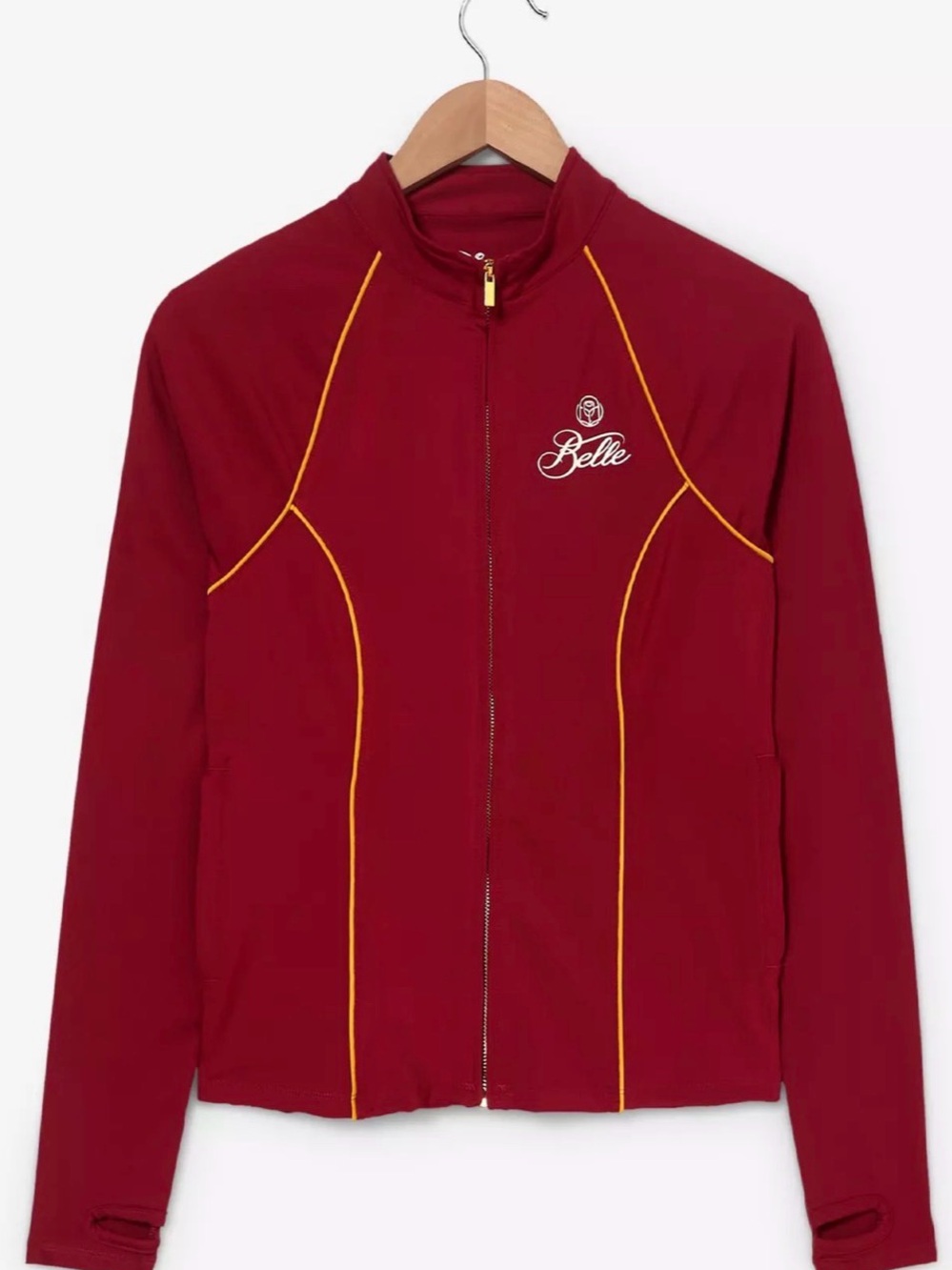 NEW Tag Disney Beauty & The Beast Red BELLE Womens Active Jacket BoxLunch Sm & L